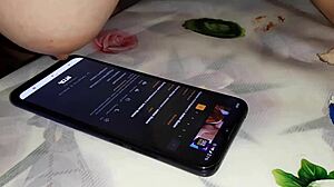 my girlfriend shows big boobs on phone with friend