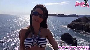 Young German Amateur Enjoys Public Holiday Fun