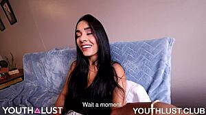 Aaliyah Reluctantly Sucks But Finishes Eagerly