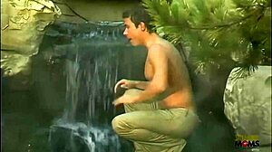 Blonde Brooke Banner Enjoys Sensual Outdoor Sex With Licking And Fingering By The Waterfall