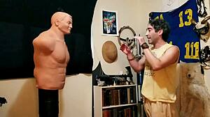 Want to see this hot male pornstar fucking and teasing during his workout solo show?