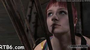 hung up playgirl punished in garage