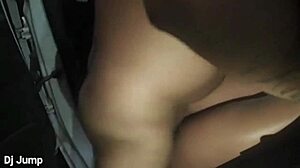 Fucked in the workshop in front of everyone - MILF pornstar POV outdoor hardcore.