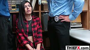 audrey royal faces huge trouble in garage with monster cock. she's totally overwhelmed!