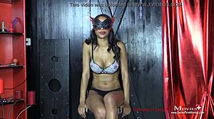 oxana 24j in bdsm slave casting trailer. bound and teased, or cumshot climax?