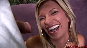 Blond Bombshell Kendall Brooks Bent Over For Hardcore Pussy Slamming And Face Fucking