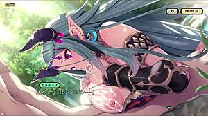 Busty Fantasy Burst Hildis with Cumshot!