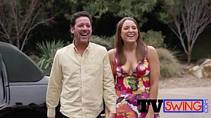 Group of Friends Sharing Intense Cock and Tits Play