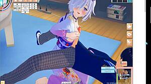 koikatsu mahjong soul in 3d anime style