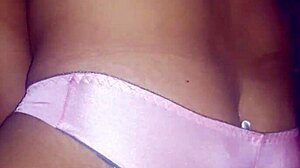 masturbating with sister-in-law's pink thong.