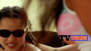 Ever wondered about the wild fucking style of horny swingers in action?