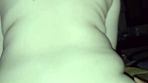 Amateur rides to creampie in homemade scene