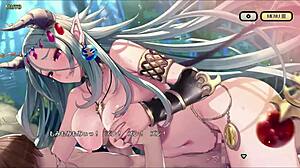 Busty Fantasy Burst Hildis with Cumshot!