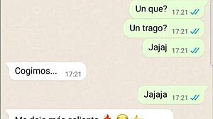 teen latina gets horny during web chat and loses control