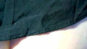 Feeling the intense stretch during fisting session