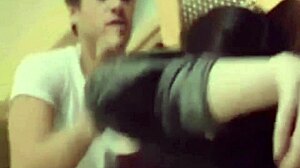 Horny step sister gets fucked by her step brother