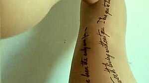 This asian babe seduces with her feet in stockings 😍