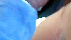 Feeling the intense stretch during fisting session