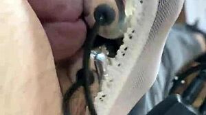 i'm jerking my little dick with this penile masturbator 😏