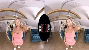 virtual taboo blonde masturbates