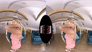 virtual taboo blonde masturbates