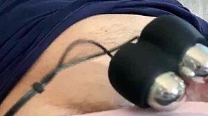 i'm jerking my little dick with this penile masturbator 😏