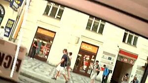 Seksi bujna Češka Terra Sweet zapelje fanta za jebanje na zadnjem sedežu 😈