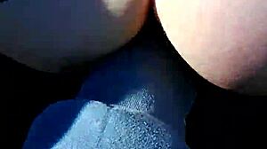 Feeling the intense stretch during fisting session