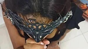 Invite a mi amiga juleiny a conocer mi casa y terminamos follando 😏