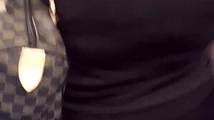 this blonde milf with green eyes has such a nice ass, check her out