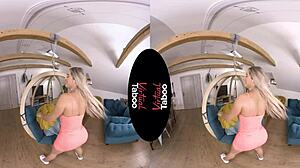virtual taboo blonde masturbates