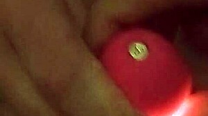 spun out slut feels horny and moans while fucking herself with a big dildo