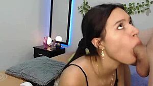 A Good Blowjob With Slaps And Spitting