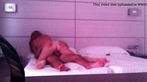 Spanish amateur teen girlfriend with big ass gets hard fucked by friend in hidden location