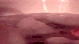 straight fatty stroking in that bubble bath... so hot?