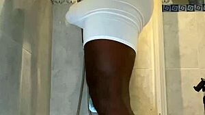 Negao's Massive Shaft Sparks Heat in Bathroom Encounter