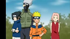 Naruto opening theme number two features exciting hentai music.