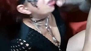 Cachorra Gives Blowjob And Gets All Slobbery Then Vomits On Cock Part 3