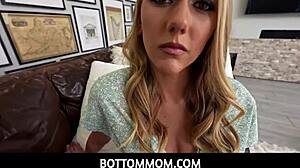 milf stepmom jasmine daze sucks off her stepson for points