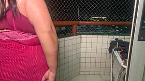 mary jhuana hides and cums on sofa at home