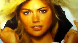 Big Dick Gives Kate Upton Facial Cumshot!