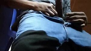 Shy Gay Guy Masturbates Boldly Alone