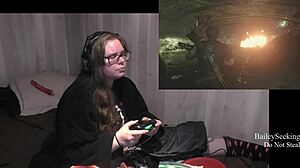 Watch me strip in Resident Evil 2 part 14