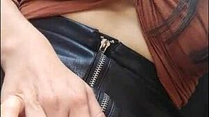 Sofi vox masturbates in uber to please fan outdoors