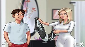 rich girl tries on dirty maid costume in summertimesaga e3 84!