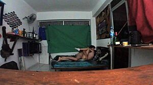 Sexy tight milf enjoys big cock cum in ass