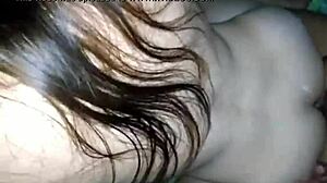 I cum in her ass while amateurs watch