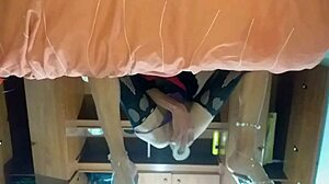 Latina Trans Takes New Toy's Ass Completely