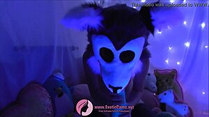 dragon dildo masturbation furry yiff big dildo session.