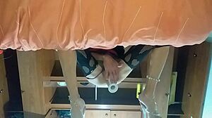 Latina Trans Takes New Toy's Ass Completely